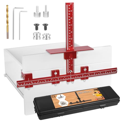 Cabinet Hardware Jig Template-Woodworking Punch Locator Drill Hole Guide