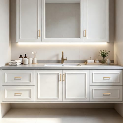 Tiradores cuadrados para muebles que solucionan el desgaste de tus viejos tiradores de cocina 5