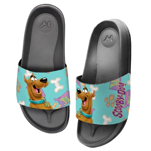 Popfunk Scooby Doo Happy Scoob Unisex Adult Slides Adjustable Flip Flop Sandals Officially Licensed Hypd Slydr Switch™3