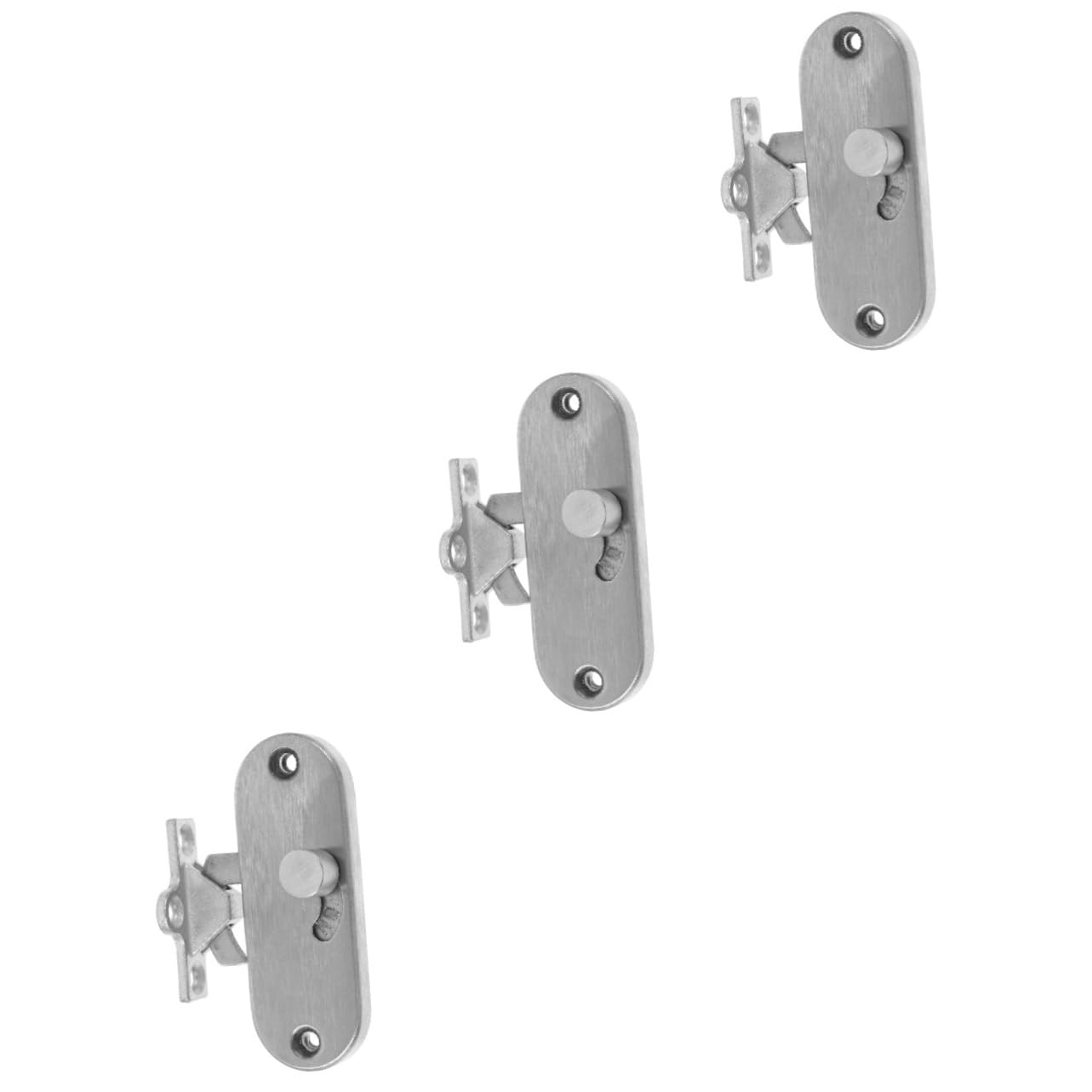 3stücke Sliding Door Lock Privatsphäre Riegel Für Schiebetüren Rostfreier Latch Für Garagentore Badezimmer Und Stalltüren Einfache Und Langlebige