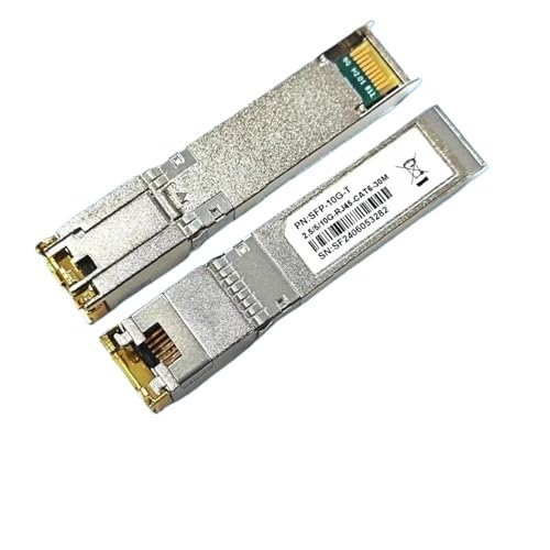 Transceptor SFP+ 10GBase-T para optimizar redes CAT6a con triple velocidad hasta 30m, 3PCS