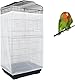 ASOCEA Vogelkäfig Abdeckung Vogelkäfig-Samenfänger Papageienkäfig Weiches luftiges Nylon Maschennetz Vogelkäfig Rock Seed Guard für Sittich Ara Runde Quadratische Käfige(Weiß, 78.7x27.6 in/200x70 cm)