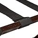 Relaxdays Kofferständer klappbar, Kofferhocker Holz, HBT 54,5 x 66 x 44,5 cm, 2 Ablagen, Kofferaufbewahrung Hotel, braun