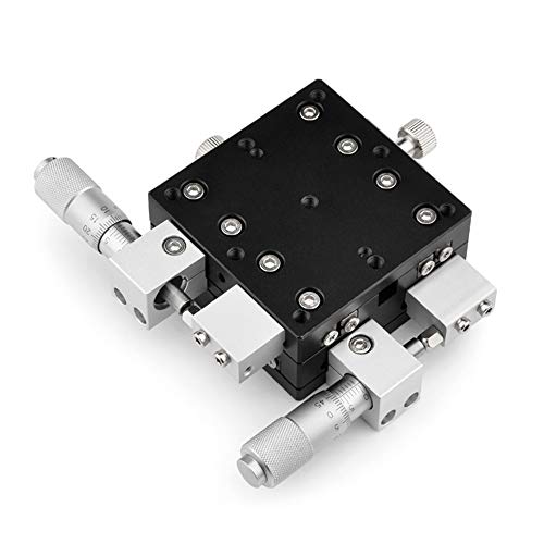 Toauto LT60-LM Precision Xyzr 4 Axis 2.36 Inchx2.36 Inch Manual Linear Positioning Stage Bearing Tuning Platform Sliding Table 60X60Mm thumb #7