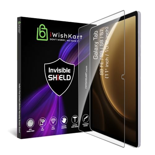 Image of compatible with Samsung Galaxy Tab S11 / S9 FE /S9 / S8 / S7 11 /10.9Inch Tempered Glass Screen Protector Guard Full Screen Coverage Edge to Edge with Easy Installation kit | Anti-Scratch & Smudge Proof