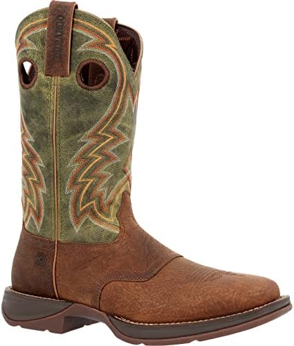 Durango Dark Chestnut and Hunter Green Western Boot Size 12(W) | Image 4