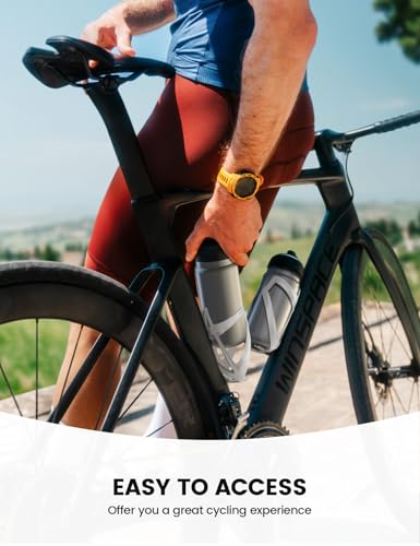 image for Lamicall Bike Water Bottle Holder - 1.2 Oz Ultralight & Sturdy Bike Cu