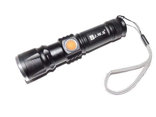 Mini Lanterna Tática Usb Jws Ws-569 Led Qualidade Cree T6