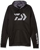 Daiwa H13D0001BLK04 Vector Huk Hooded Black X-Large Sweatshirt, Multi, One Size