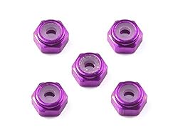 タミヤ ミニ四駆特別企画 2mm アルミロックナット (パープル5個) 95555-000