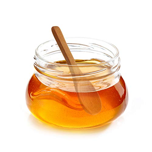 Boao 50 Pieces Small Wooden Spoons Mini Nature Spoons Wood Honey Teaspoon Cooking Condiments Spoons For Kitchen Seasoning Oil Coffee Tea Sugar (Light Brown) #TOP4