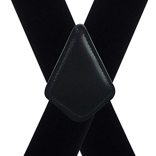 Moulen Men's X-Back 2 Inches Wide Heavy Duty Clips Adjustable Suspenders2