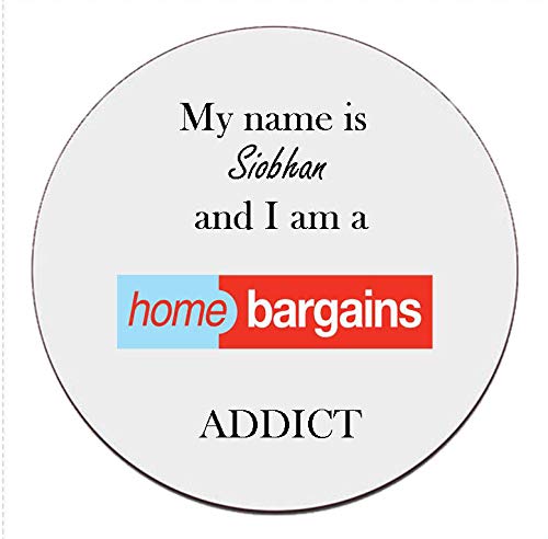 Personalised Home Bargains Addict Coaster Novelty Gift