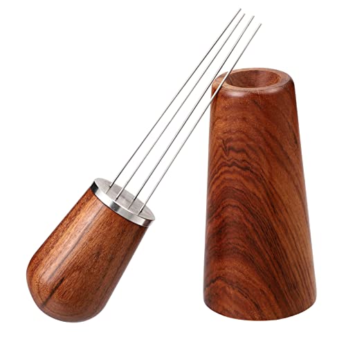 FUNNETOYU Kaffeestab mit Nadeltyp und Holzgriff für...