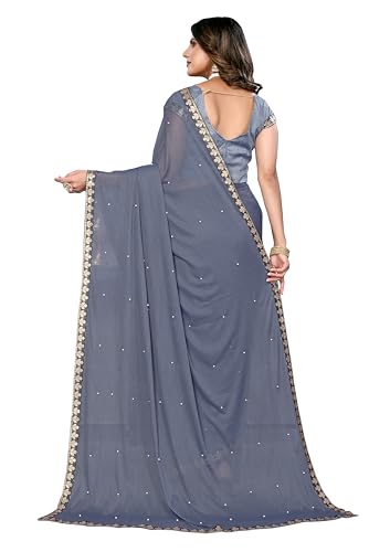 Saree indio de mujer KULIA vestido de fiesta elegante ropa tradicional sari 4