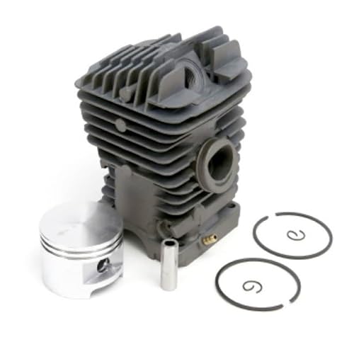 cylingcolors Zylinder + Kolben + Segment kompatibel mit Kettensäge Stihl MS 390 Ø 49 mm