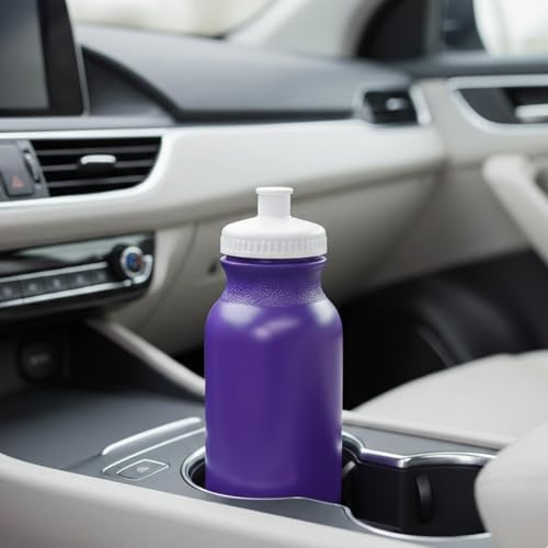 Fun Express 20 oz. Purple Plastic Water Bottles - 50 Pieces