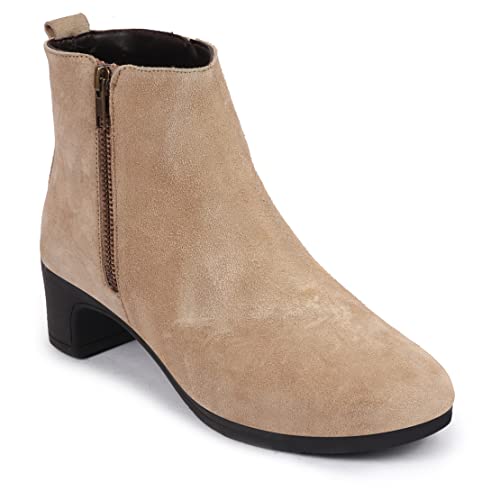 Image of FAUSTO Women Flared Heel Boots