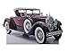 Red Classic Car Life-Size Cutout 1920s Event Decoration