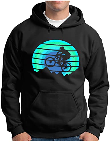 Sweat à capuche vélo de montagne OM3 vêtement homme pour sorties cyclistes en forêt et ville