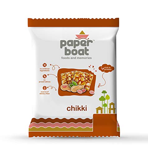 Image of Paper Boat Peanut Chikki, 30 Units x 28 g + Peanut Chikki 100gm, 10 Pieces