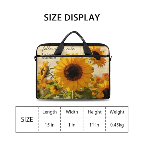 Bolso Retro de Laptop con Estampado de Flores miniatura 2