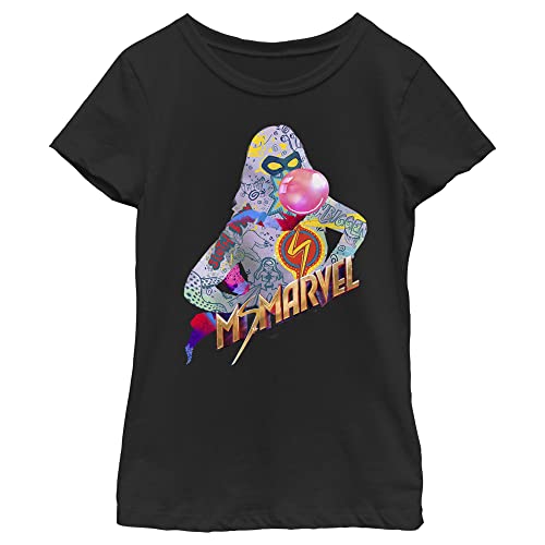 Marvel Ms Figure Girls Short Sleeve Tee Shirt
