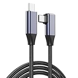 YAMCOWL USB Type-Cケーブル L字【PD100W急速充電】根元強化 断線防止 ナイロン編み込みボディ 高速データ転送 USB Type-C対応 iPhone17/16/15シリーズ Galaxy/iPad/MacBook/Air iPad Pro 及びその他Type-Cデバイス（0.5m）