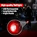 Albert Austin LED Bike Lights Set USB Rechargeable Bike Lights Kit Easy Mount Road and Mountain Bike Lights 4 Brightness Modes Bright Waterproof Bike Lights Front and Back for Bicycle