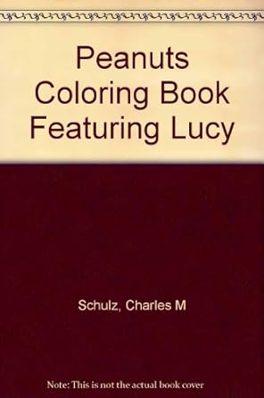 Peanuts Featuring Lucy Coloring Book | Amazon.com.br