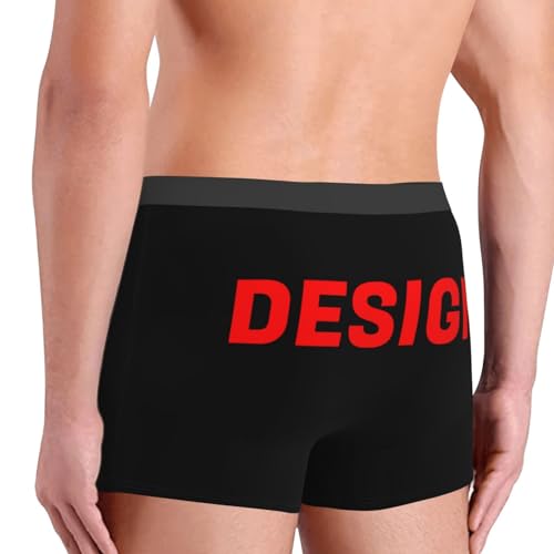 Custom Men's Underwear Personalized Novelty Boxer Briefs for Father Boyfriend Husband with Photo Text2