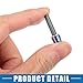 A ABSOPRO Tapered Bolts Screws for MTB Bike Bicycle Stem Durable M5x20mm Socket Head Cap Bolts Screws Nuts Steel Assorted Color (Set of 10)