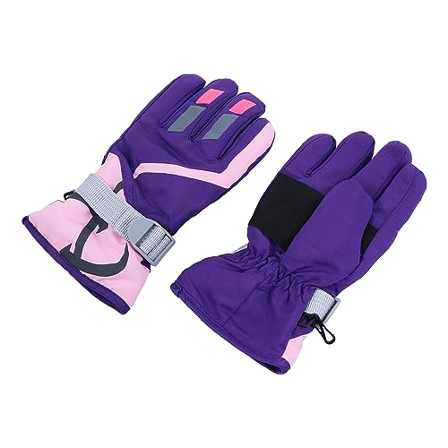 TOGEVAL Skihandschuhe Für Jungen Und Junge Mädchen Reithandschuhe Winterhandschuhe Fahrradhandschuhe Für Outdoor Camping Wandern Bergsteigen