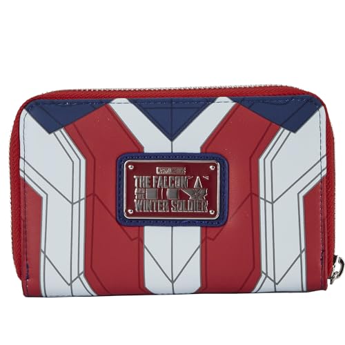 Loungefly Marvel Falcon Captain America Cosplay Zip Around Wallet3