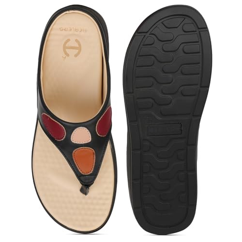 Image of Liberty Healers ZUBIE 2E Casual Slipper For Women With EVA Sole | Comfortable and Lightweight | Trendy Design PU Outolse| Durable Soft Insole | Stylish Footwear and Cushioned Footbed