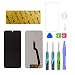 Produktbild LWMTT Display für Samsung Galaxy A10 Schwarz, Touch Digitizer LCD Display Vollständiger 3D Touchscreen + Komplettes Reparatur Tool Kit + Adhesive + Gehärtete Hartglasscheibe mit Adhesive.