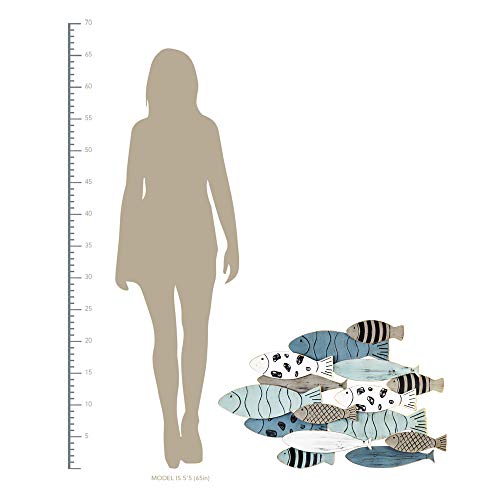 Stratton Home Decor S33460 Wall Decor, 34.85 X 1.57 X 23.25, Multi Color - Image 5