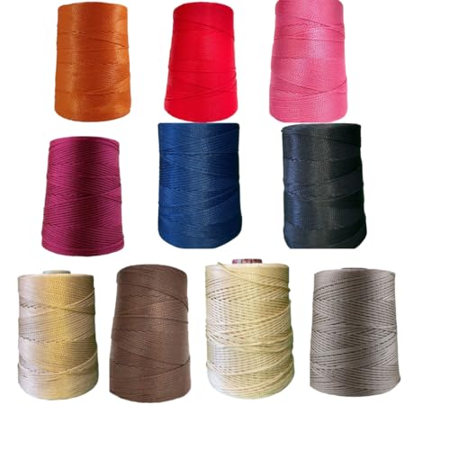 Fio cordão Náutico Rayontex 2,5mm - 500g Crochê artesanato (Bege)