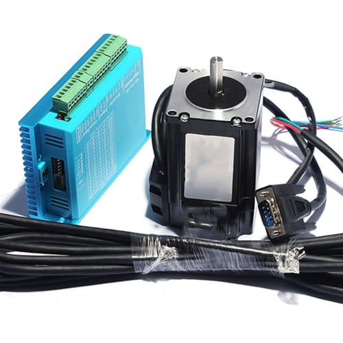 GTPBAO servo CNC Nema 23 Stepper Motor with DL57 57 Closed-Loop Stepper Motor Driver 2.2nm2.2N.m 1000rpm 57mm Frame Stepper Motor Industrial Controller (Color : HBS57 Kit 1 (16-70 dc))
