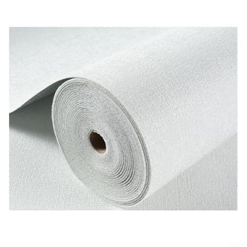 Jonikuper 1 rollo de papel pintado, papel tapiz aislante térmico con características de reducción de ruido, impermeable y resistente a las manchas, mejorado con material XPE más grueso (blanco)
