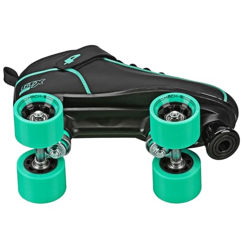 Pacer GTX 500 Performance Speed Roller Skates Black/Teal Size M4/W5 by Pacer - Used condition - Image 7