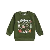 Toddler Boy Girl Christmas Outfit Baby Christmas' Shirt Sweatshirt Clothes | Christmas Baby Gift, Family House Party, Toddler Christmas' Clothes, Christmas Shirts Tops, 18 Months, 2T, 3T, 4T, 5T