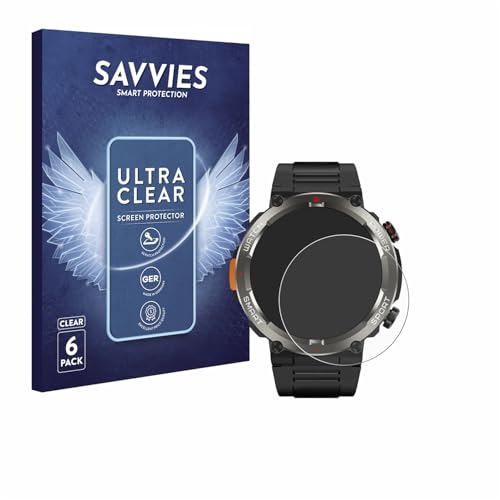 Savvies 6 Stück Schutzfolie für Blackview W50 Pro 1.45