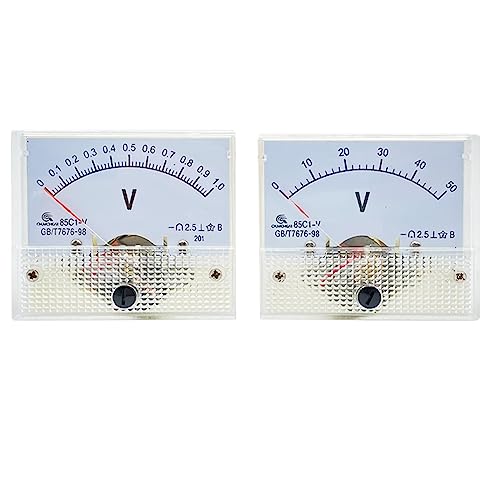 Voltmètre analogique 85C1 V résistant aux interférences pour panneau DC 10V