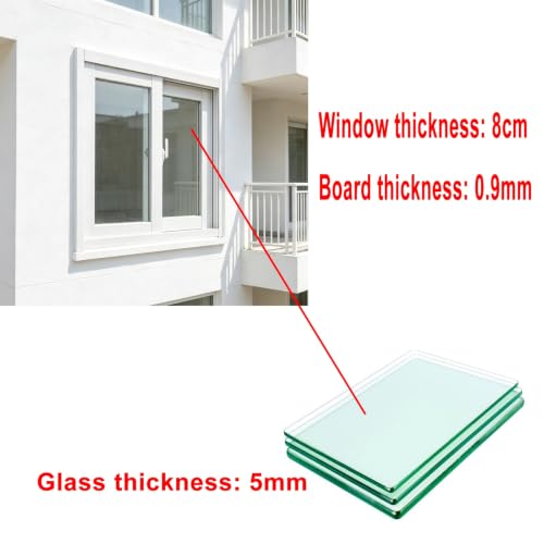 Ventana de baño con marco de aluminio y vidrio templado para sótanos y zonas húmedas 4