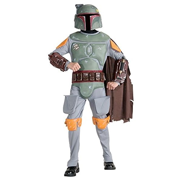 Rubie's Kids Deluxe Boba Fett Fancy Dress Costume