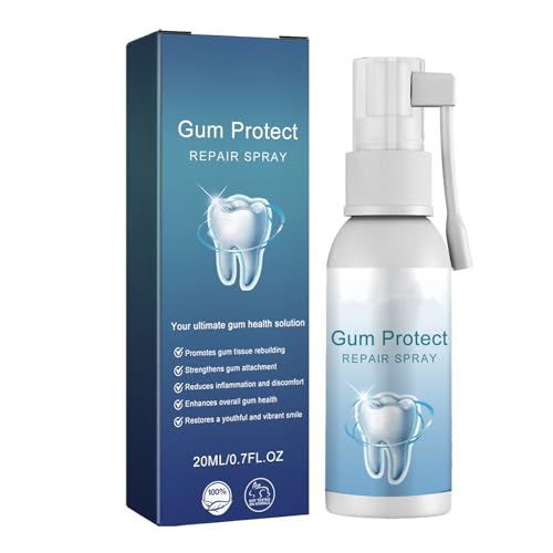 Mnozreo Spray De Dolor De Muelas,20ML,1PC(Reparación De Las Encías Retraídas,Boca Aerosol Portátil para el Dolor de Encías,Los Ingredientes son Naturalmente Suaves)