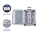 Travelpro Maxlite 5 Softside Expandable Luggage with 4 Spinner Wheels, Lightweight Suitcase, Men and Women, Ensign Blue, Checked-Medium 25-Inch