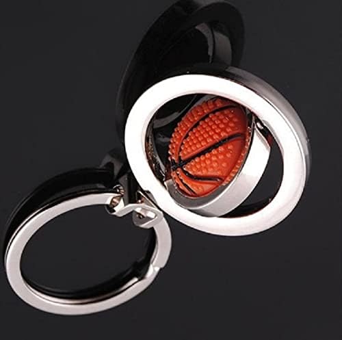 Sportigo® rotating basketball key ring in 3D look/sport gift idea/key ring basket ball