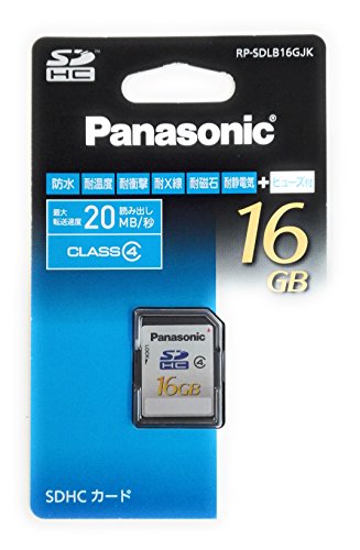 �p�i�\�j�b�N 16GB SDHC�������[�J�[�h CLASS4 RP-SDLB16GJK